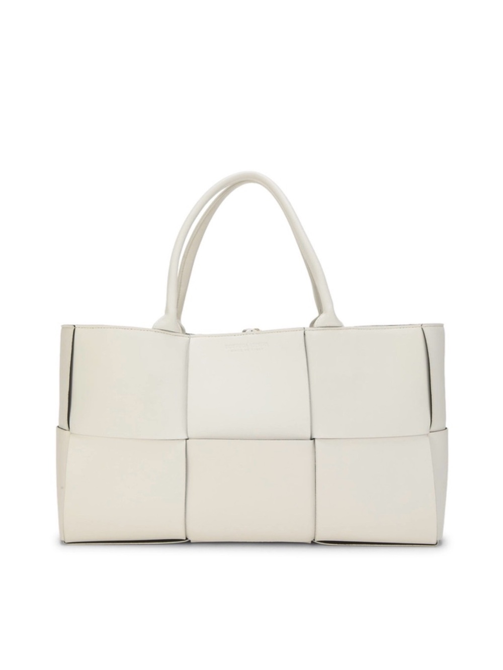 Bottega Veneta white Arco medium Top-Handle Tote